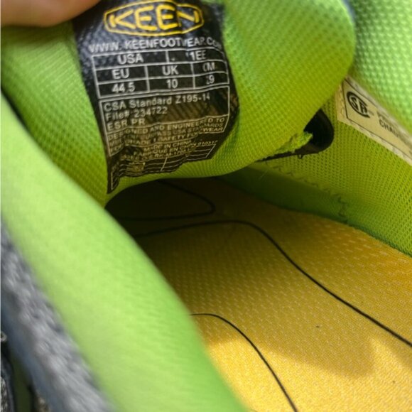 Keen CSA Raleigh Aluminum Toe Safety Men’s Shoe Sz 11EE - Picture 7 of 8